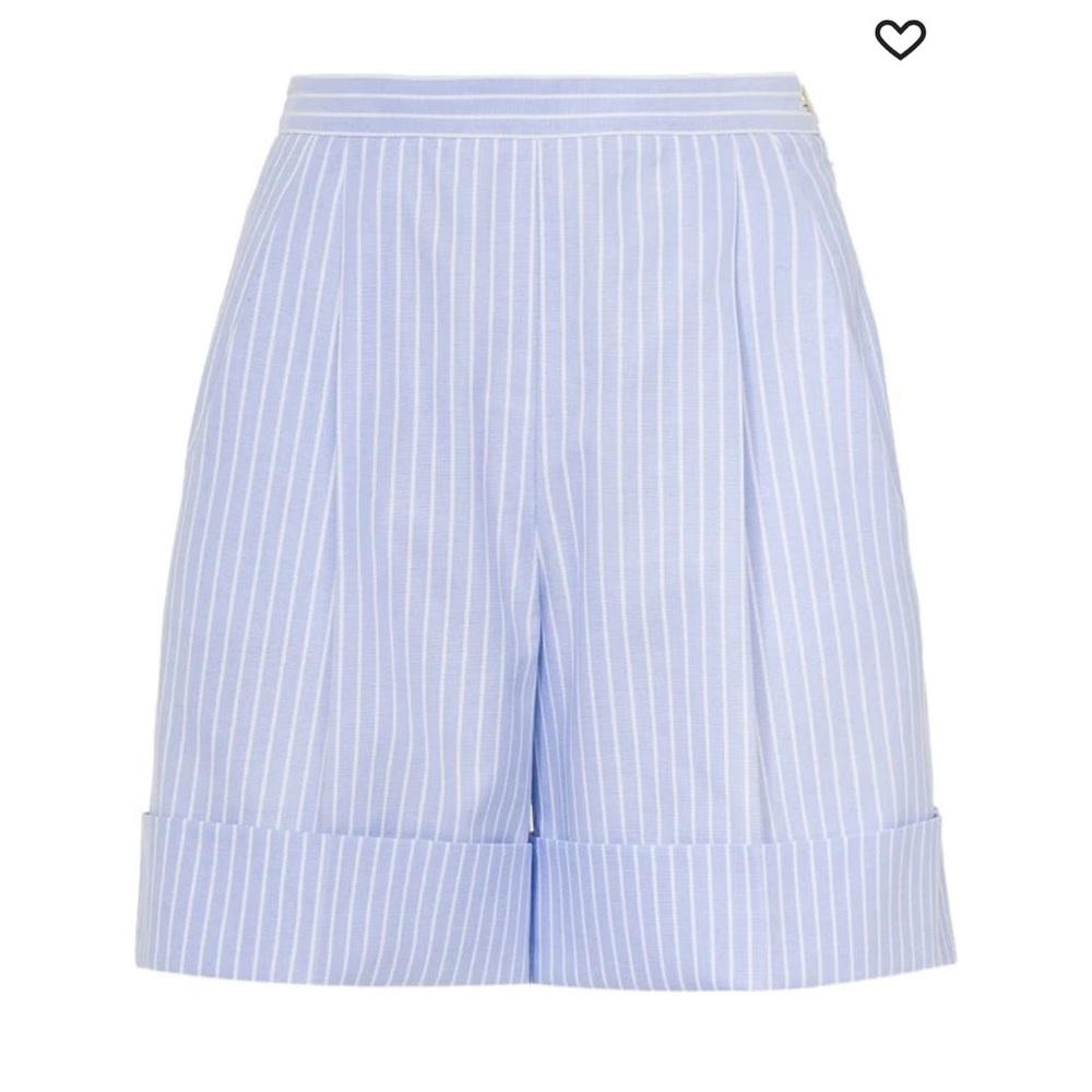 Authentic New! MIU MIU OXFORD STRIPE SHORTS